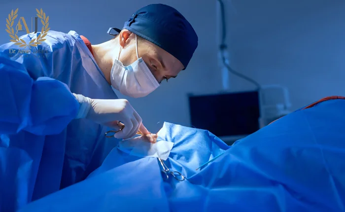 تخلیه ژل با جراحی