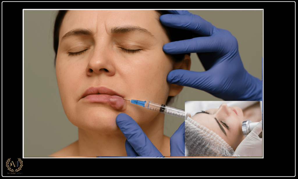 تخلیه ژل بدون سنوگرافی